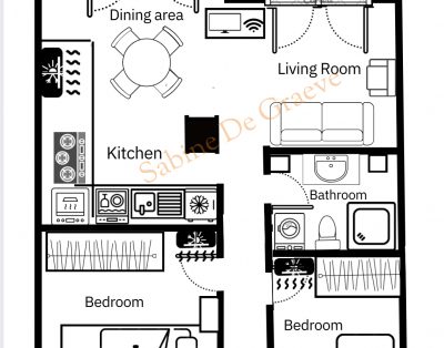 HAWAII-H33 … Terrace facing the southern seafront.